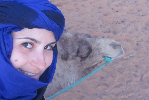 picture of mayta with a camel 