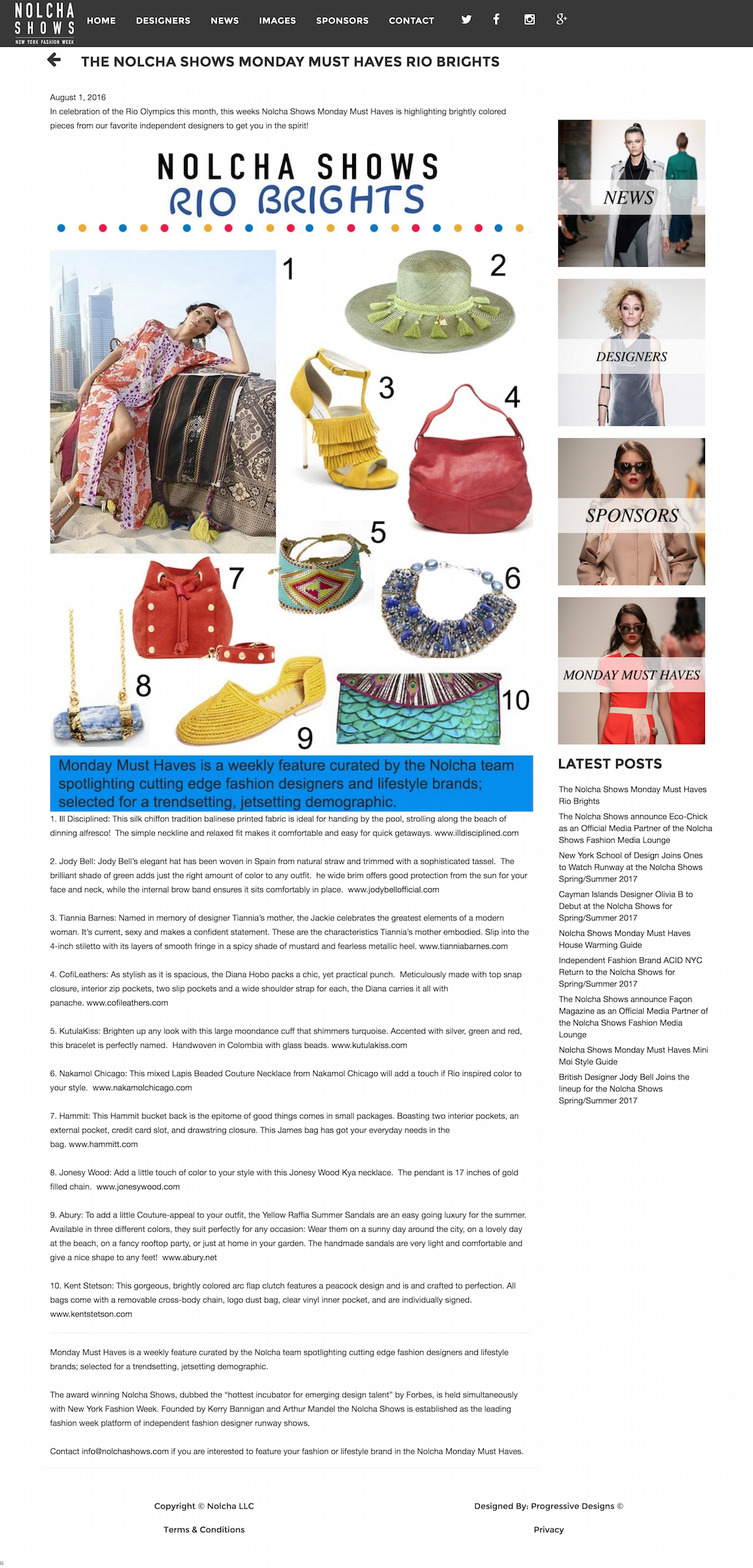 Yellow Raffia Sandals featured on Nolcha Shows Blog