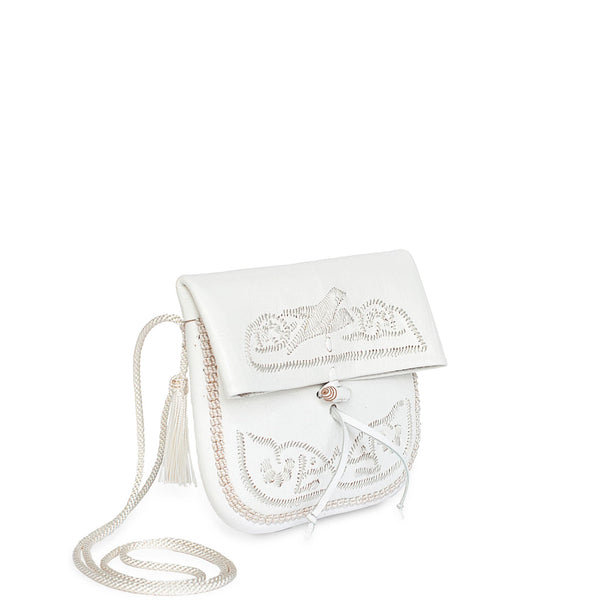 white side purse