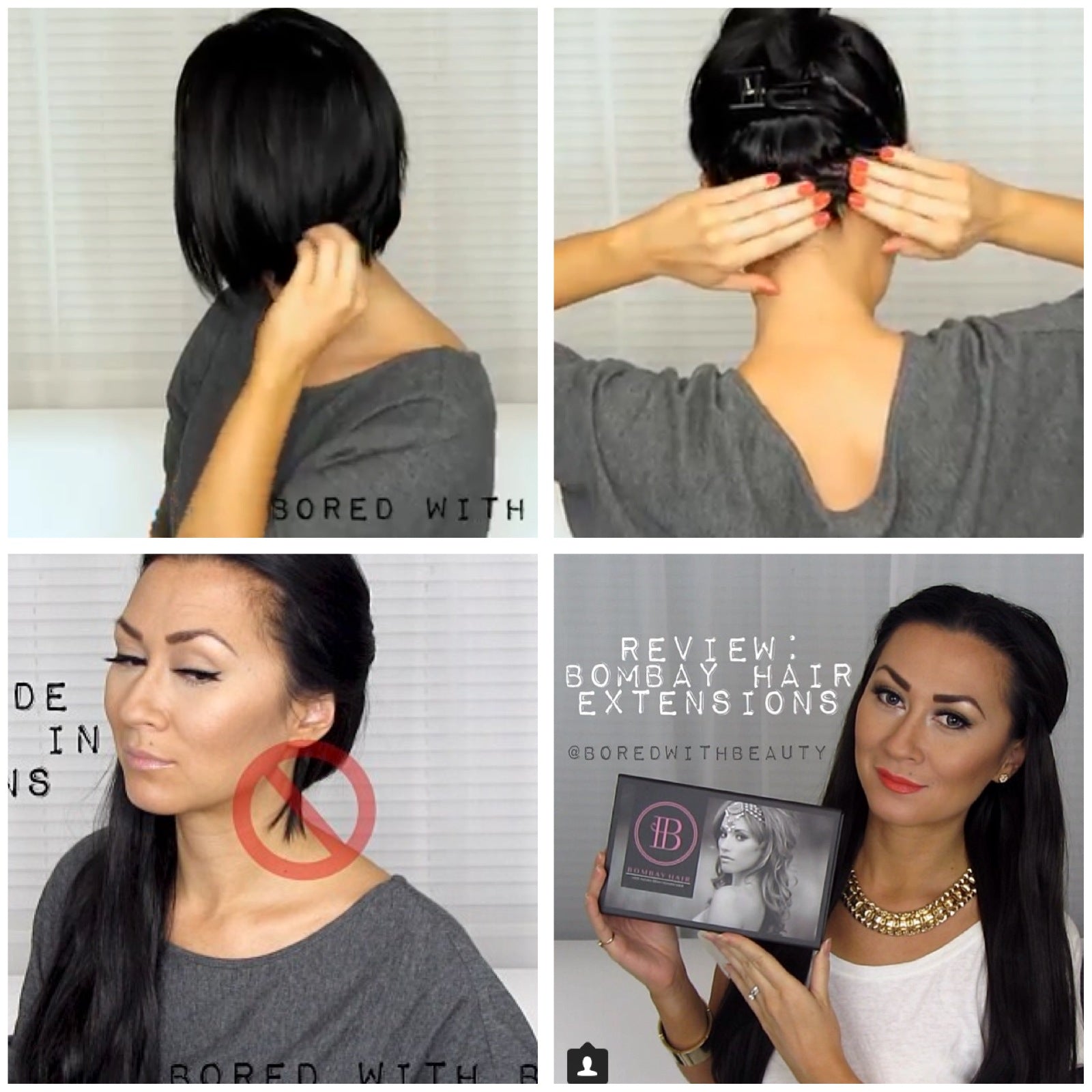 How To Clip In Bombay Hair For Short Hair