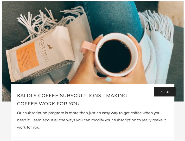 How to Make a Coffee Subscription Work for You