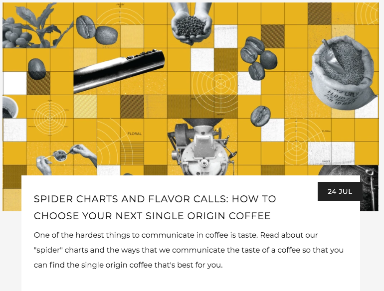 Spider Charts and Flavor Calls | Kaldi's Coffee Blog