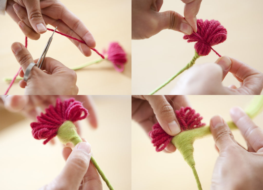 tutorial flor de lana paso3