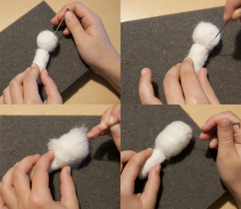 tutorial seta lana cardada paso 3