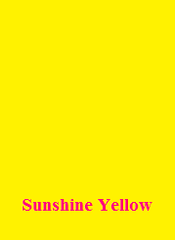 Sunshine yellow