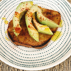 avocado toast with piment d'espelette