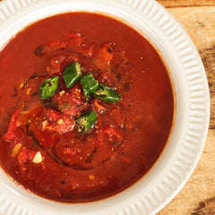 Piquillo Pepper Tomato Soup - Vegan Soup