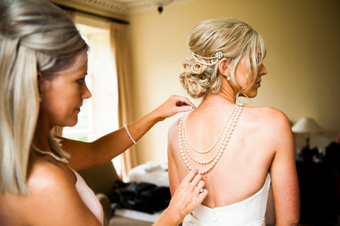 Real Bride, Custom Made Headpiece