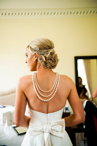 Real Bride, Custom Made Backlace