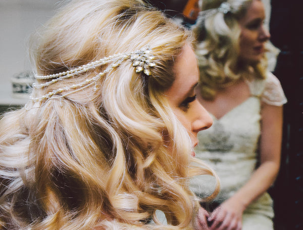 Custom-Made Marina Wedding Hair Drape