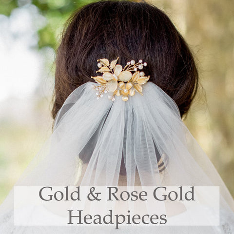 Gold & Rose Gold Headpieces