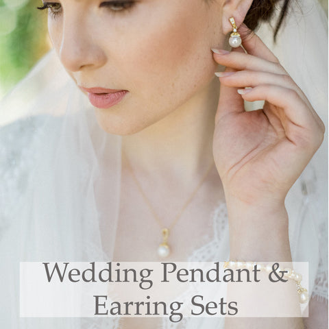 Wedding Pendant & Earring Sets