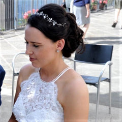 real bride wears anastasia bracelet