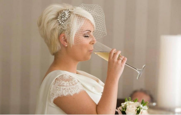 Wedding Headband, Embellished Robyn