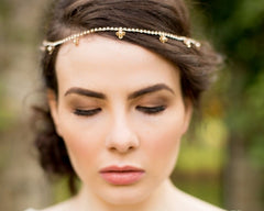 The Marian Gold Headpiece