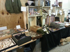 Fort Indiantown Gap WWII Reenactment - War's End Shop Vendor Setup