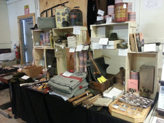 Fort Indiantown Gap WWII Reenactment - War's End Shop Vendor Setup