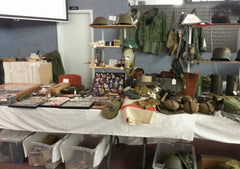 Akron Militaria Show - War's End Shop Setup