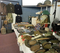 Akron Militaria Show - War's End Shop Setup