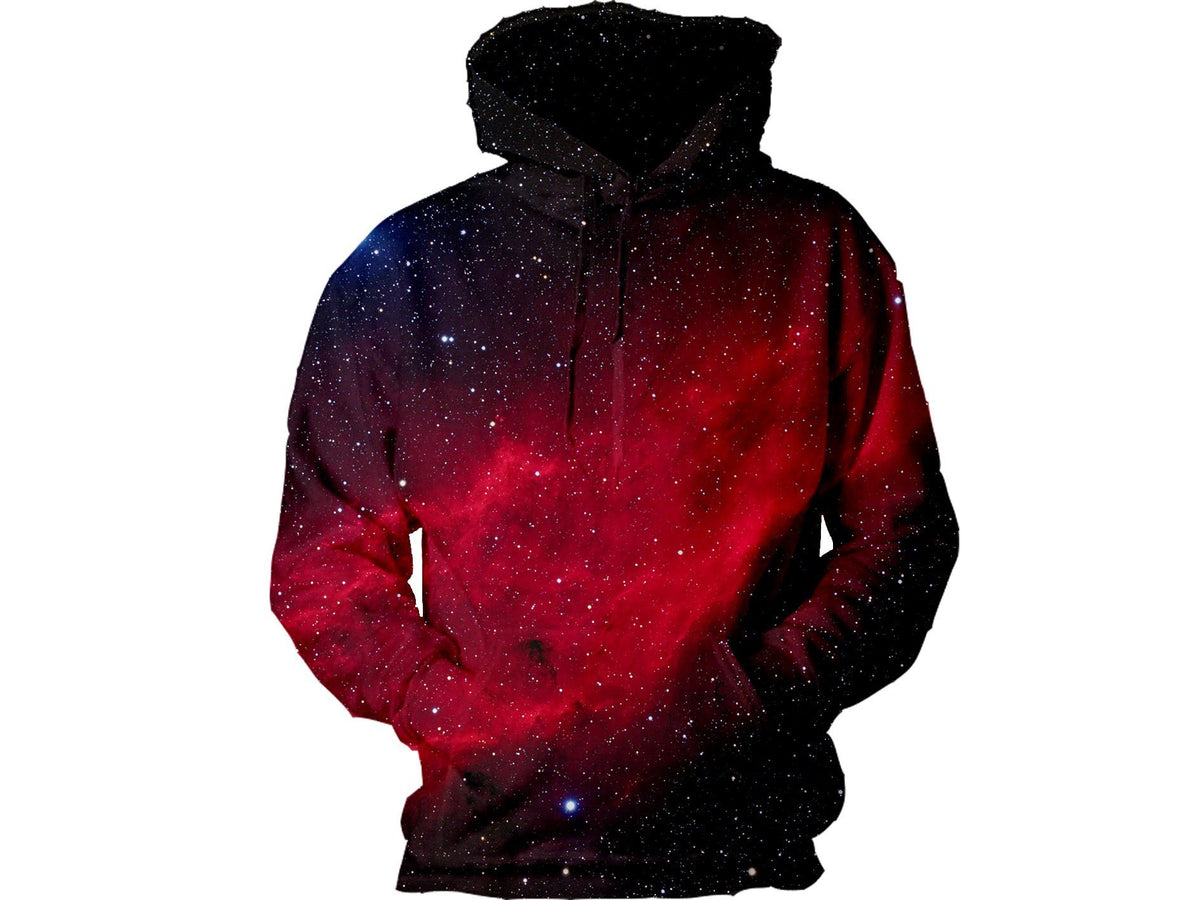 red nebula hoodie