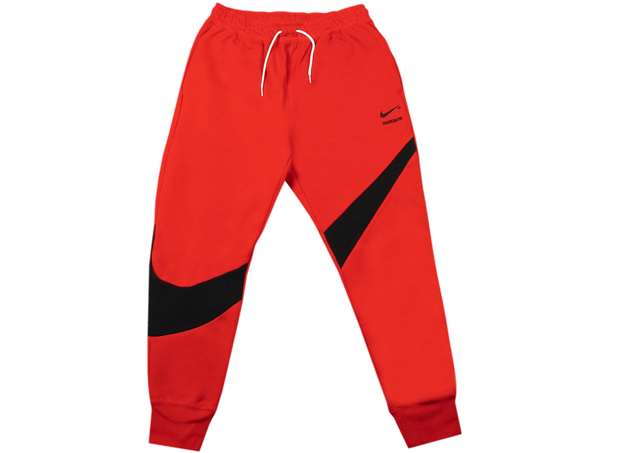 nike red and black pants