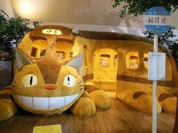 Catbus at the studio ghibli museum in japan