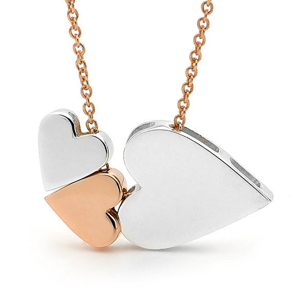 3 heart necklace