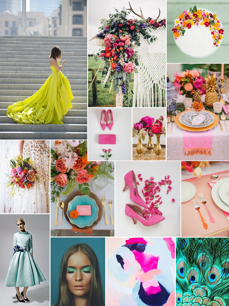 Emmy London Super Brights and Neon Wedding Inspiration