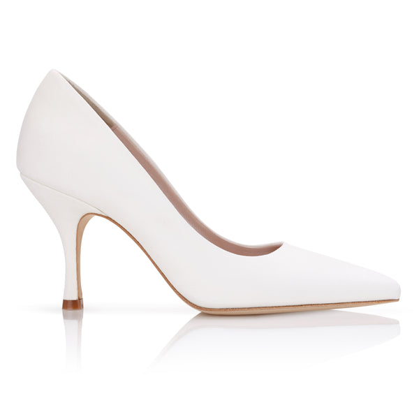 Olivia Ivory White Bridal Shoes by Emmy London