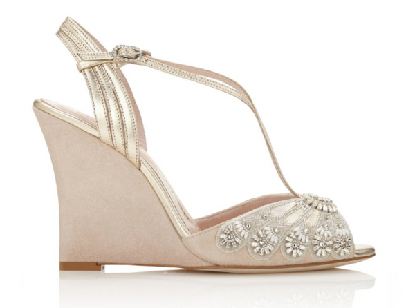 Evelyn Blush Bridal Shoes