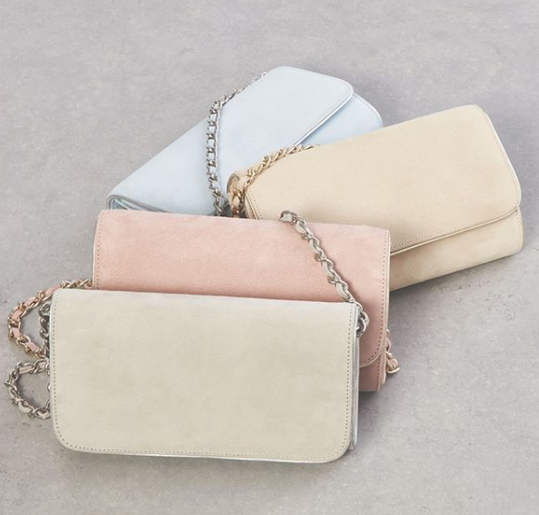 Emmy London Pastel Clutch Bags