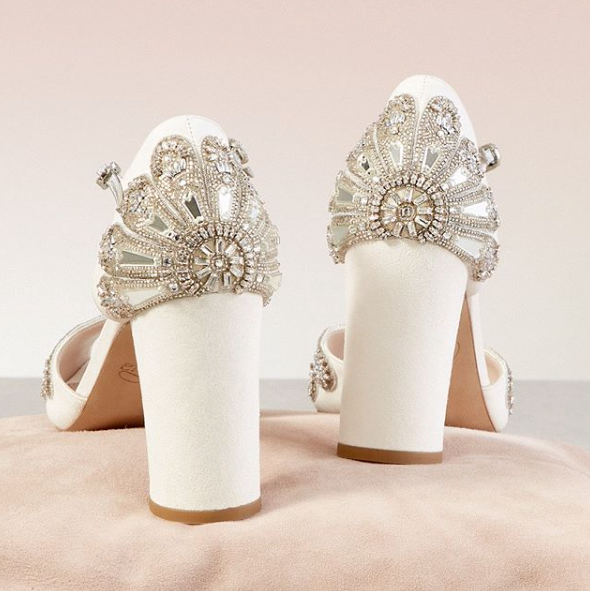 Block Heel Wedding Shoes By Emmy London