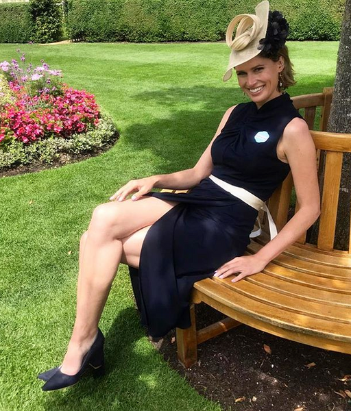 Francesca Cumani Wearing Emmy London Shoes at Royal Ascot 2019