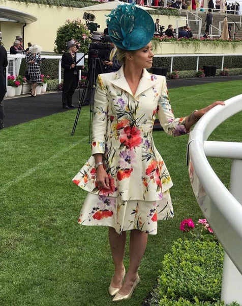 Alex Hammond Wearing Emmy London Shoes and Royal Ascot