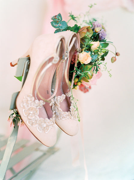 Blossom Shoes Perfect for Bridesmaids Floral Design Shoes 