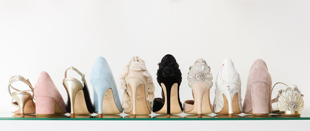 Different heels for your wedding day by Emmy London