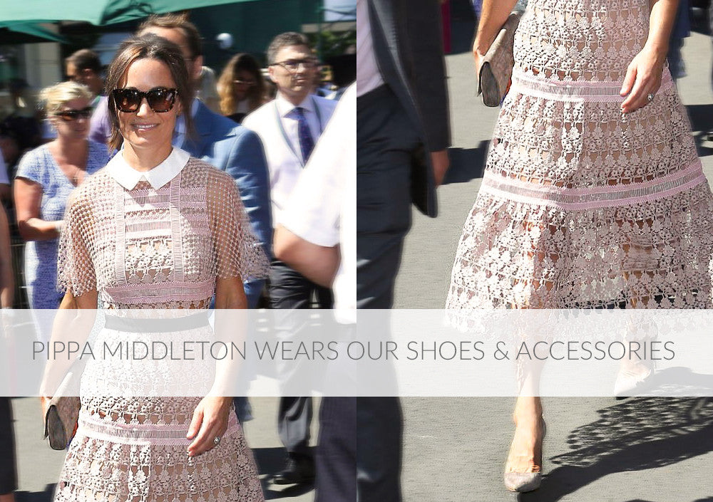 Pippa Middleton Wears Emmy London Shoes and Accessories to Wimbledon and Wedding