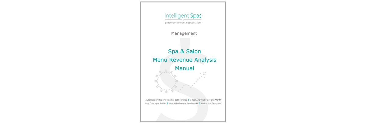 New Spa And Salon Menu Revenue Analysis Manual Intelligent Spas Pte Ltd