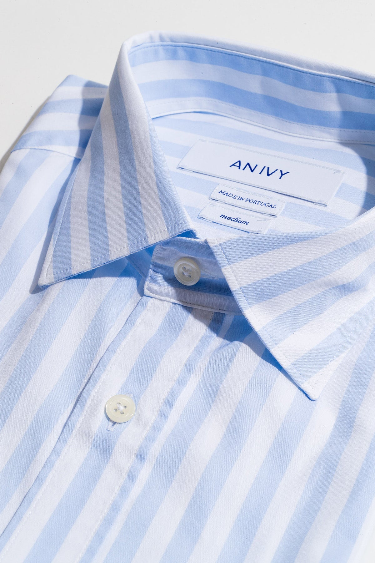Lav aftensmad Oh Milepæl Blue Striped Cutaway Shirt – AN IVY