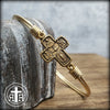 Devotional Cross Bangle Bracelet