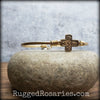 Devotional Cross Bangle Bracelet