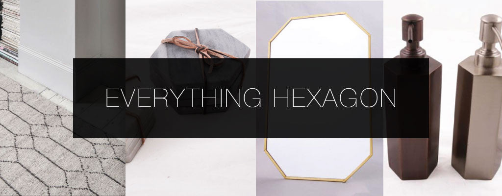 14 Geometric Furniture & Decor Finds That Take The Hexagon