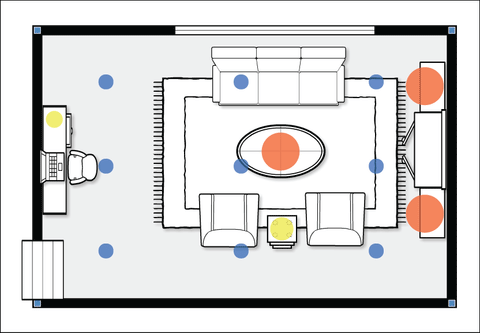 How to Layout and Choose Living Room Lighting