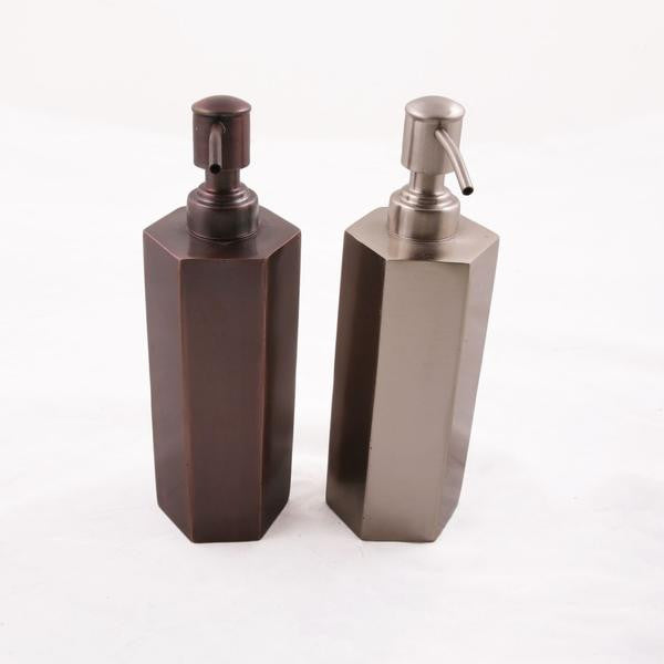 Hand-Welded Metal Soap Dispensers For The Bathroom