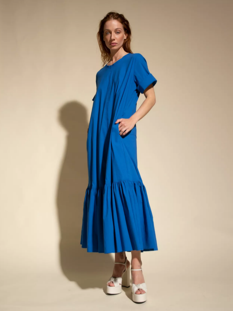 Guts&Gusto Blouse Dress blue elegant Fashion Dresses Blouse Dresses 