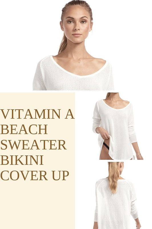 Vitamin A Beach Sweater Bikini Cover Up