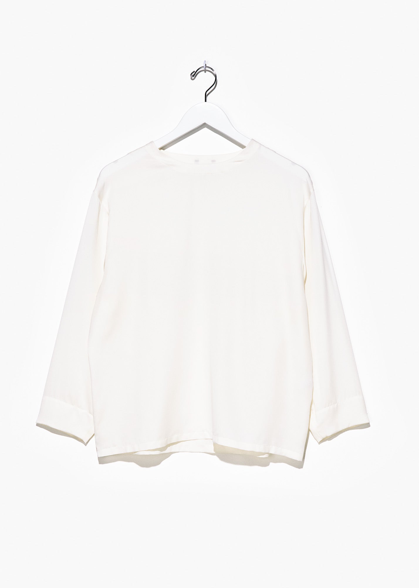 Silk Georgette Blouse Off White - TIINA the STORE