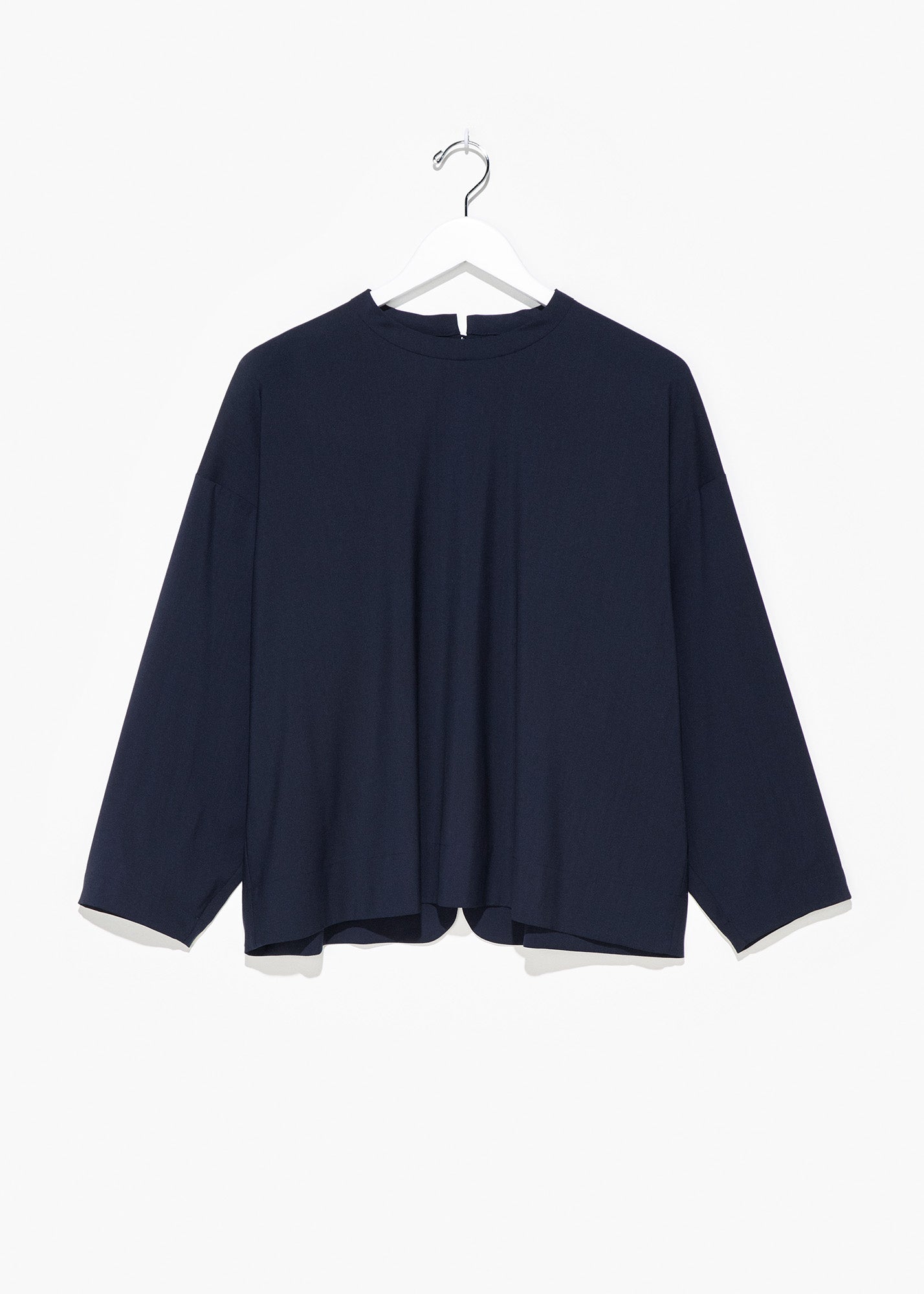 Slip On Blouse Navy - TIINA the STORE