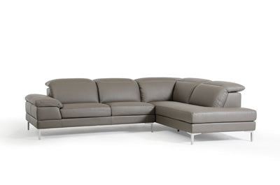 Divani Casa Carnation Grey Sectional Sofa