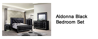 Aldonna Black Bedroom Set